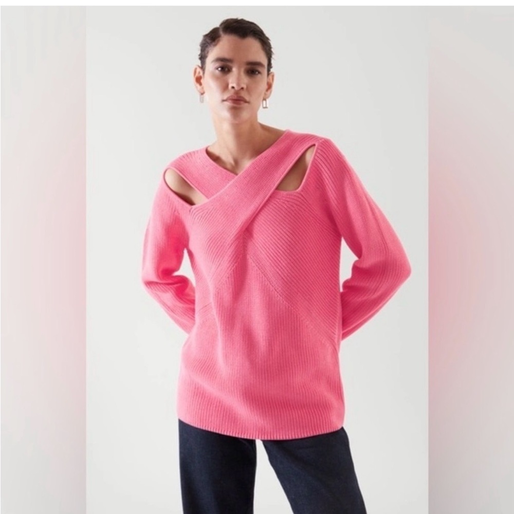 NWOT COS Cut-Out Sweater 100% Cotton